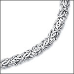Byzantine 14K White Gold Necklace